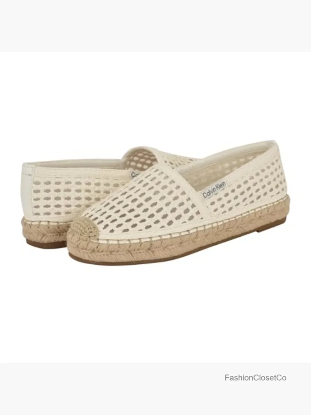Espadrilles with Woven Detailing and Slip-On Style